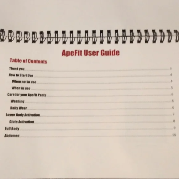 Apefit Compression Leggings With Resistance Bands Case And User Guide - Picture 5 of 14